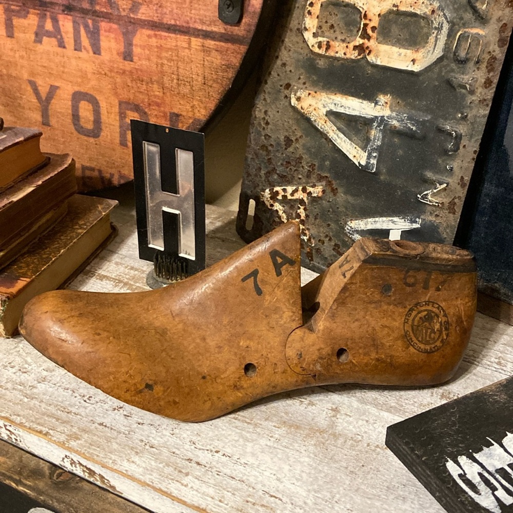 Vintage Wooden Shoe Mold